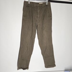 Eddie Bauer Brown Chinos Classic Straight-Leg Pants